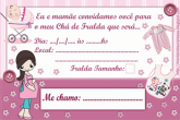 Convite Chá de Bebê 10x15
